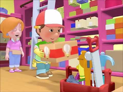 Handy Manny - Rusty breaks the lightbulbs and told a lie about it (Part 1 of 2) (HD 4:3)