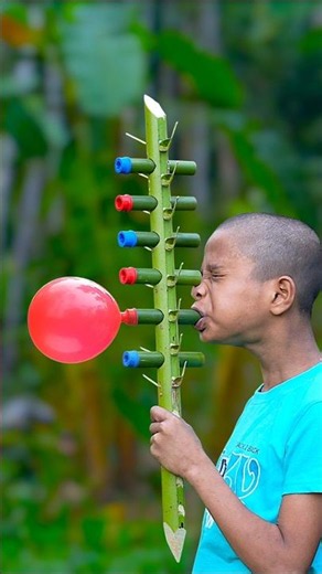 DIY Bamboo Creations with Six Colourful Balloons Creations