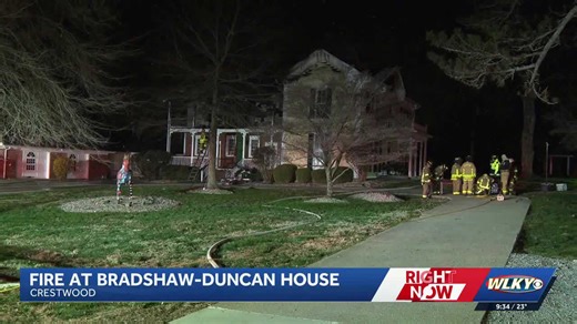 Overnight fire leaves historic Oldham County landmark heavily damaged