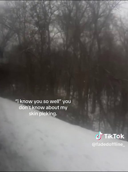 i have scabs all over my scalp b arms from picking at it so much. i pick at everything so much dude i tried to stop but it’s like a stupid ass addiction