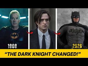 Batman Then vs Now (1989–2026) | The Complete Evolution of The Dark Knight 🦇