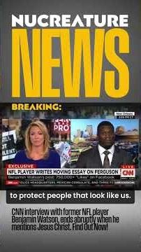 #BenjaminWatson Gets Cut Off On #CNN for Mentioning #Jesus? It's Not Skin, It's Sin 🕊️ #nfl #news