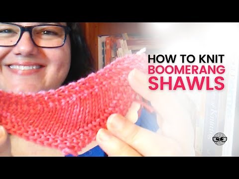 Beginner's Guide to Knitting Asymmetrical Triangle Shawls