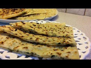 Gözleme or fried cheese pies with feta recipe GÖZLEME