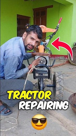 Tractor Repairing ghar par ♥️ #shorts #minivlog #vlog