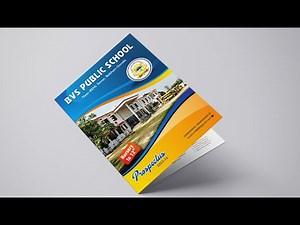 How to Make School Prospectus Design in CorelDraw, Cover Design in CorelDraw