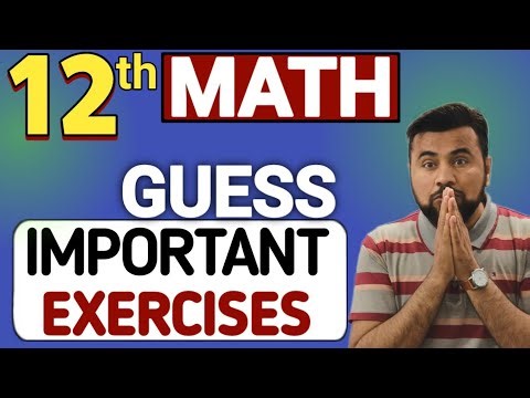 Math Guess Paper Class 12th || How to get 100 marks in math paper ?