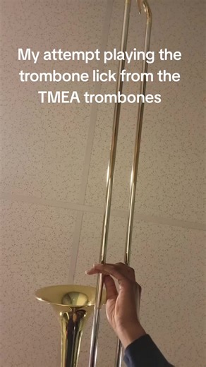 My attempt as a middle schooler loll #fyp #band #trombone #marchingbandlife