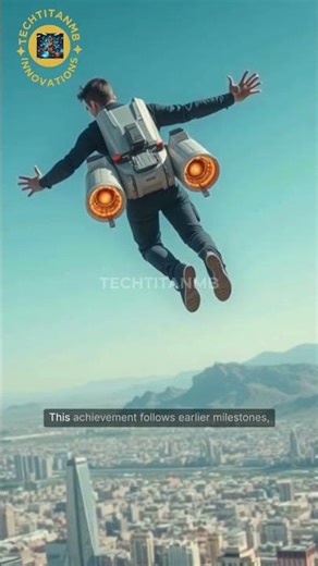 China’s Jet-Powered Backpack Is Here! 🚀 Personal Flight Tech Breakthrough #FutureTech #viral