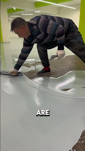 How Epoxy Flooring Works: Liquid to Rock-Hard Glass🤯