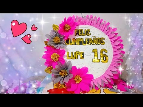 CÓMO HACER PIÑATA DE TAMBOR REDONDO FACIL Y RÁPIDO / PIÑATAS DÉ TAMBOR