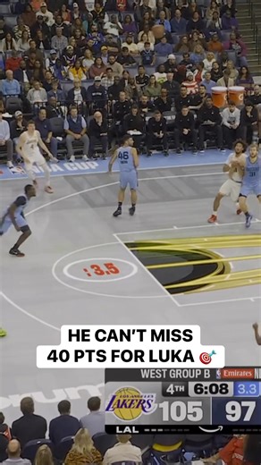 3.3M views · 41K reactions | Luka has 40 PTS! There is still over 6 minutes remaining in the 4Q! Emirates NBA Cup | LAL-MEM • LIVE on Prime Video Tap to Watch ➡️ https://www.nba.com/how-to-watch-game-redirect/0022500024?partnerRef=NBA&platform=Facebook&surface=Post | NBA | Facebook