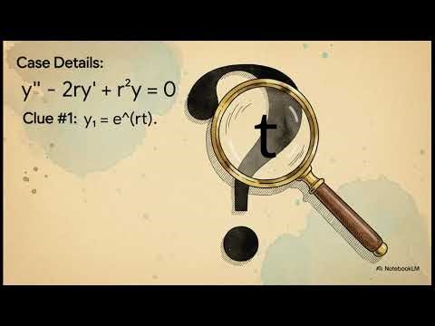 Calculus 20.5: Reduction of Order
