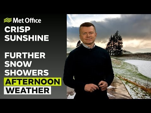 04/01/2026 - Snow still falling for some - Afternoon Weather Forecast UK – Met Office Weather