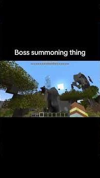 Boss summoning thing