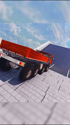 When a BIG RIG Tries The STAIRS 💥 | BeamNG Physics Destruction