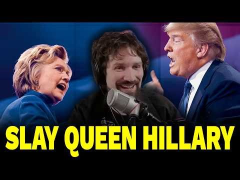 Hillary Clinton DESTROYS Trump During Interview | Destiny Reacts