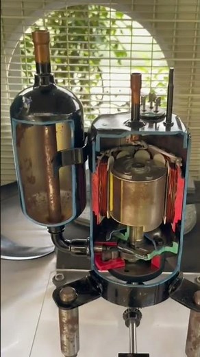 Inside the inverter compressor #youtube #shorts #inverter