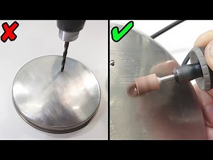 ステンレスを簡単に穴あけする方法