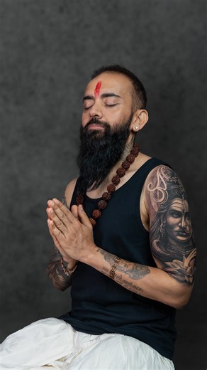 Aliens Tattoo on Instagram: "What makes someone carry divinity on their skin? For @nishantmalaviya, it wasn’t just about getting a tattoo. It was about finding balance, reclaiming confidence, and honouring the divine energies that shaped his journey. His search for the perfect Ardhanarishvara design brought him to Aliens Tattoo, where he trusted his vision in the capable hands of our artist @vishalmaurya068 to translate his emotions into art. Two days in our studio became a memory that he’ll car