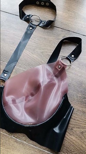 Handmade Black & Sheer Pink Latex Bra – Unique Latex Lingerie for Bold Looks! #latex #latexlingerie