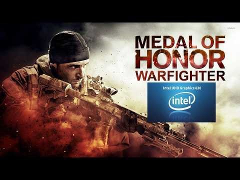 Playing Medal of Honor: Warfighter On Intel UHD 620 iGPU