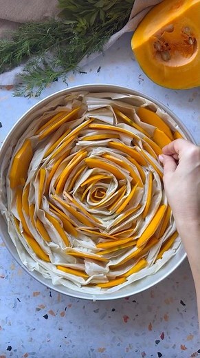 How to make a Greek Pumpkin Pie with Fillo Pastry