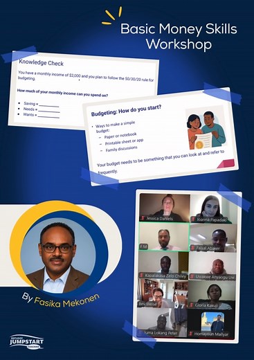 Workshop Highlights: Basic Money Skills 💰 Last week, we hosted our Basic Money Skills Workshop, bringing together 15 participants from across the globe — including Greece, France, Kenya, Canada, Rwanda, Malawi, Uganda and beyond! Together, we explored practical ways to budget, save and manage personal finances with confidence. Led by Fasika Mekonen, the session offered valuable insights to help participants take control of their financial futures. A big thank you to everyone who joined and to D