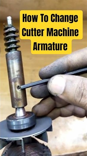 cutter machine armature change #video #short |Rahi Electrical Work