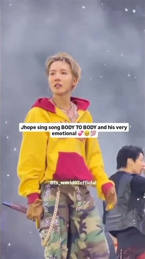 J-Hope Sing BODY TO BODY And Gets Very Emotional 🥺😭 ARMY Crying Moment | BTS Concert 2026
