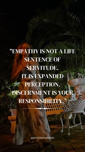 There is a whole area of empathy that is so powerful
