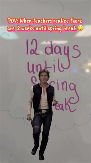 That moment you realize spring break is only 12 school days away… and suddenly you get a little burst of motivation to push through the chaos. 😂 Be honest… are you counting down the days too? 😅 #meme #memecut #teacher #teachersoftiktok #fyp