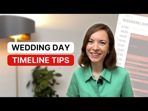 How to Create a Stress-Free Wedding Day Timeline
