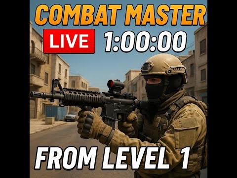 🔴 Combat Master S4🔥 | 1 Hour Challenge From Level 1 – Intense FPS Gameplay!"