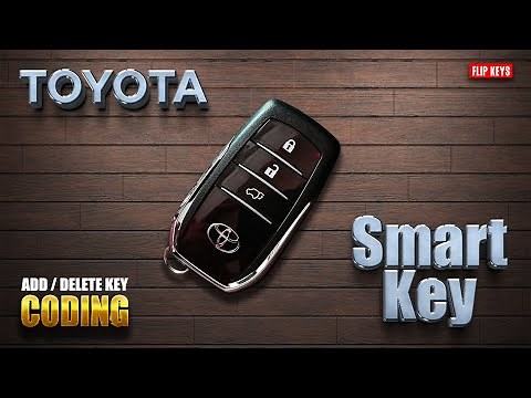 Toyota Fortuner & Innova Crysta Smart Key / ADD KEY / ERASE KEY