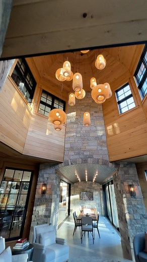 26K views · 3.4K reactions | A truly unique dining area ✨ Be sure to watch the full home tour of this 17k mega mansion! Link in bio  If you’re looking to build in 2023, give us a call 1-800-270-5025 • • • • #mansion #estate #luxuryhomes #luxurylifestyle #luxuryrealestate #luxuryhome #mansions #mansionhouse #luxurymansion #rustic #customhomes | Golden Eagle Log & Timber Homes | Facebook