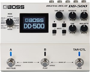 New Boss DD-500 Digital Delay introduced at Summer NAMM 2015