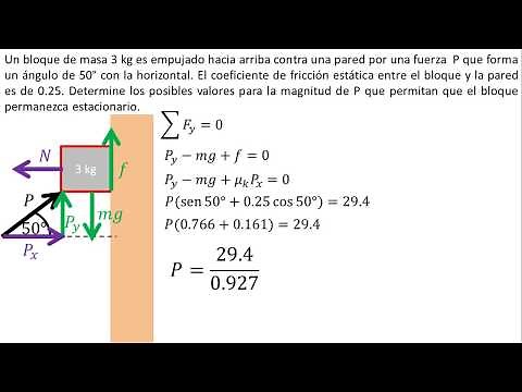 Física | Fuerza de fricción | Ejemplo 10