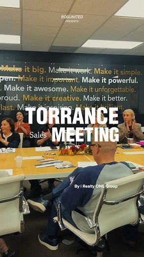 Another great Sales Meeting in our Torrance office! Grateful for our agents’ energy, collaboration, and commitment to growth. Let’s finish the year strong! 💪🏡 • • • #ROGUnited #realestate #realtor #realtors #salesmeeting #brokerage #realtyonegroup #broker | Realty ONE Group United-Marina Del Rey