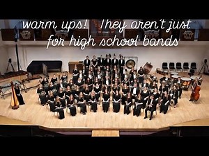 Warm up like the pros. The 12 minute warm up for band.