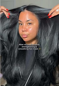 Aloe Vera & Flaxseed Hair Mask Recipe for Strengthening & Smoothing
