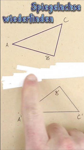 🍳Die Spiegelachse rekonstruieren – einfacher als du denkst!✏️ 📐