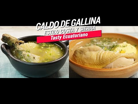 CALDO DE GALLINA CRIOLLA DELICIOSO Y FACIL