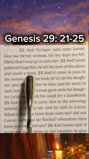 Gen. 29:21-25 #bible #cepher #audiobook #reading #audio #apocrypha