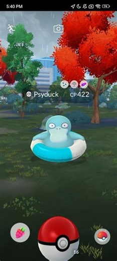 Catching a Shiny Swim Ring Psyduck
