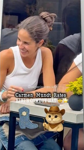 Carmen Mundt Rates Kimi Antonelli’s Cowboy Hat 🤠⭐