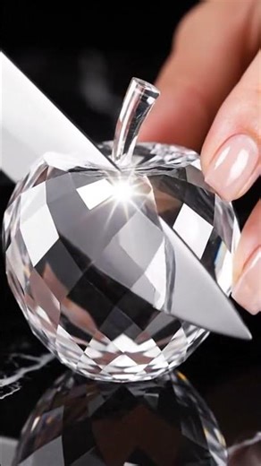 Cutting diamind apple