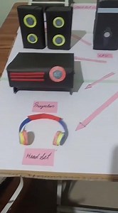 Computer science Craft Model/Input and output device Craft #yt #craftideas #youtubeshorts #computer