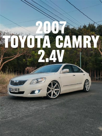 EUROPEAN INSPIRED!! I GOT YOU ULIT!! ₱345,000 LANG TO!! 2007 TOYOTA CAMRY 2.4V AT CLEAN EXECUTIVE CAR. 1st owned 120k ODO 20s Vossen wheels New tires Euro plate LED Lights LED Cabin lights by So-led Fresh Stock Engine Original Paint Intact Original Dashboard (hard to find nowadays) Very Spacious Fresh in and out Basic to maintain Ready for Long Drives NOTE: We don't use agents here, you are talking directly to the owner. No agent fee. LOCATION: Las Pinas City MORE AVAILABLE UNITS HERE: https://w