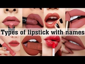 Types of lipstick with names||THE TRENDY GIRL